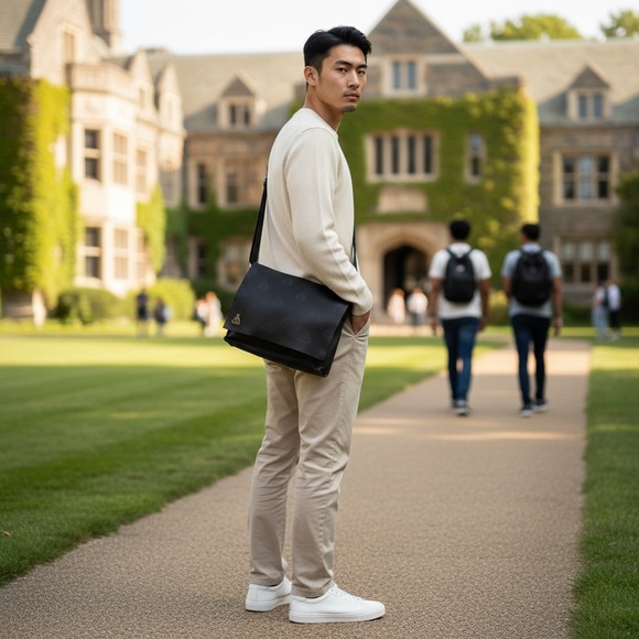 👨🏻‍🎤🎸 Gene Simmons Limited Edition “Money Bag” Leather Flap Tote 🎸👨🏻‍🎤 - Picture 16 of 16